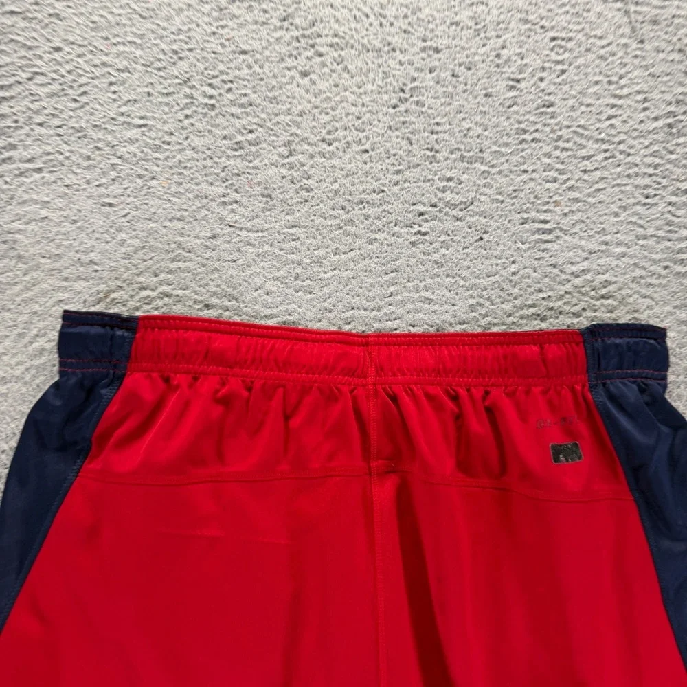 Nike Dri-Fit Shorts Mens L Red Athletic Washington Nationals MLB Baseball Sports